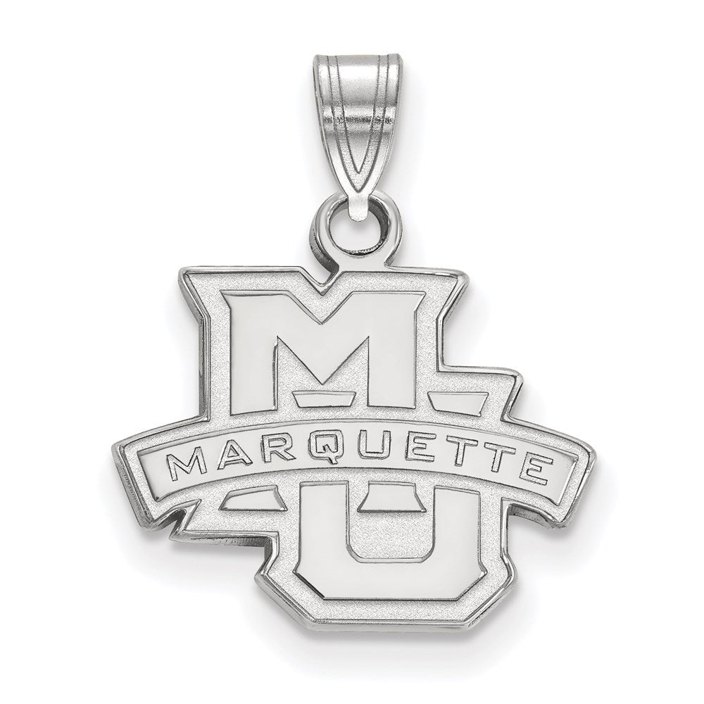 Sterlingsilber Rhodiniert Logoart Marquette University Klein Anhänger