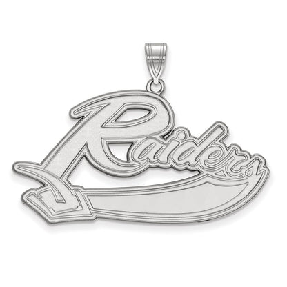 Sterlingsilber Rhodiniert Logoart Mt Union College Raiders Extra Groß Anhänger