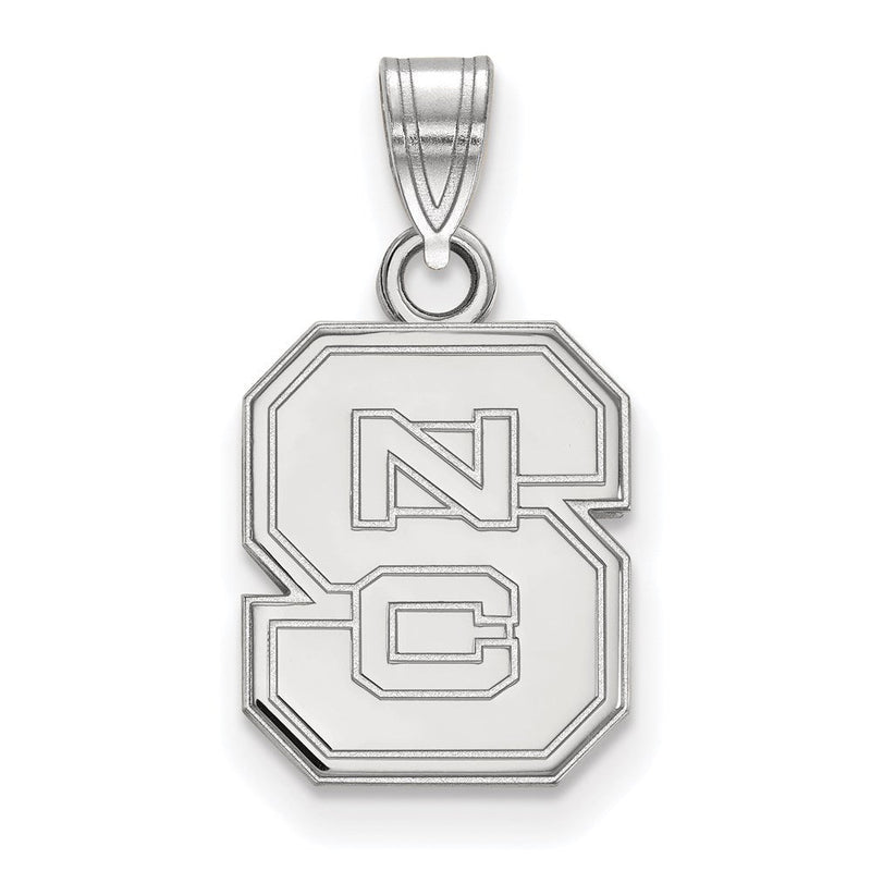 Sterlingsilber Rhodiniert Logoart North Carolina State University N C S Klein Anhänger