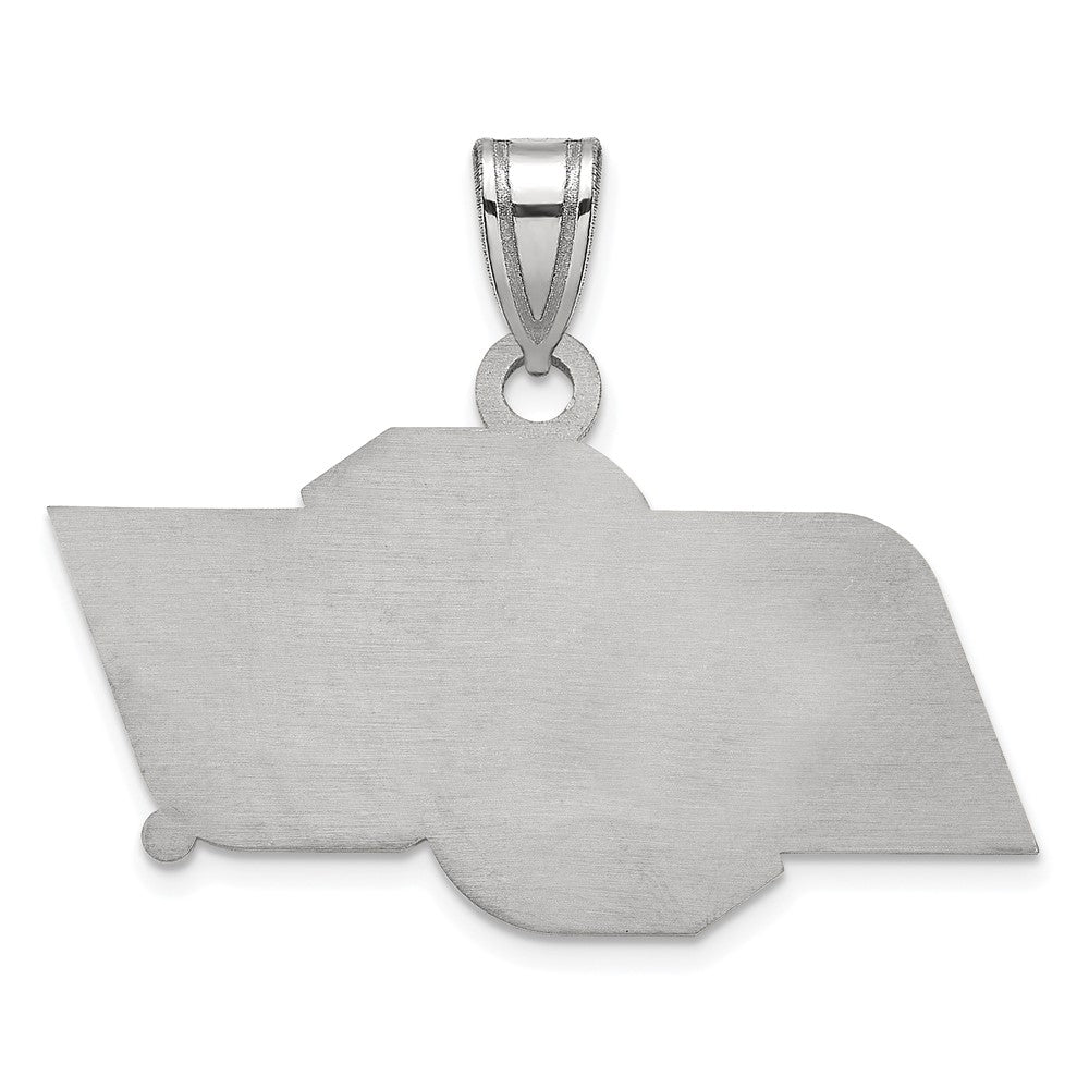 Sterlingsilber Rhodiniert Logoart Oklahoma State University O S U Klein Anhänger