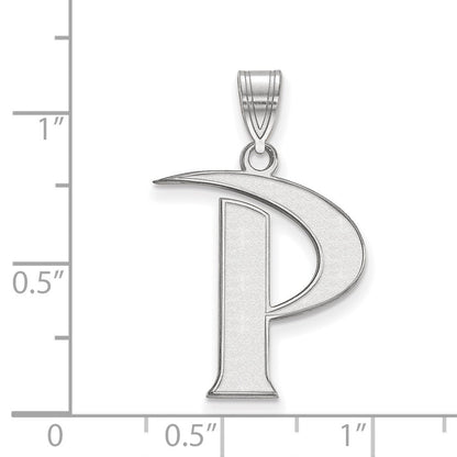 Sterlingsilber Rhodiniert Logoart Pepperdine University Buchstabe P Groß Anhänger