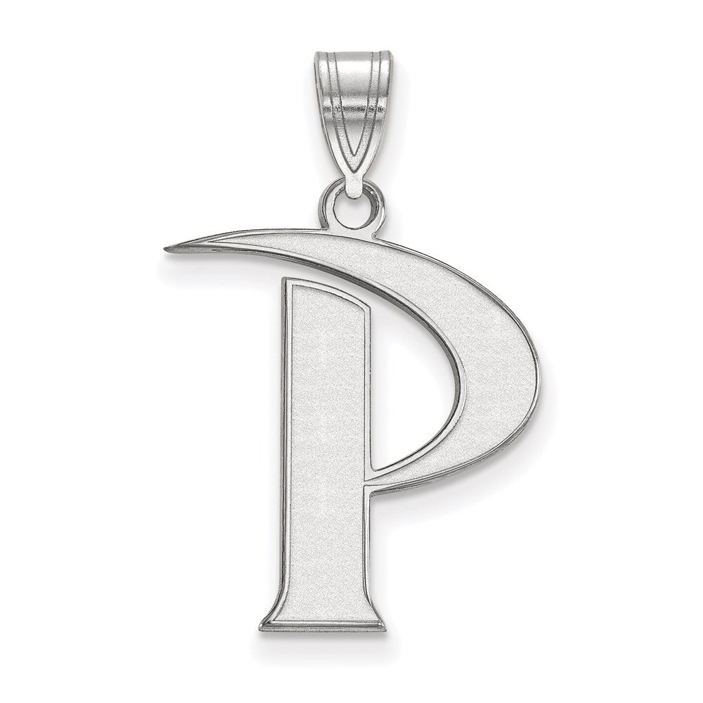 Sterlingsilber Rhodiniert Logoart Pepperdine University Buchstabe P Groß Anhänger