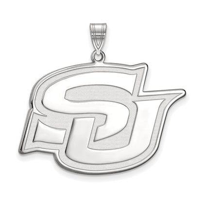 Sterlingsilber Rhodiniert Logoart Southern University Jaguars Extra Groß Anhänger