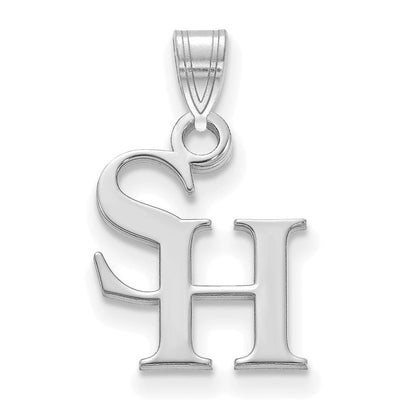 Sterlingsilber Rhodiniert Logoart Sam Houston State University Klein Anhänger