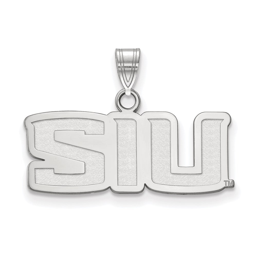Sterlingsilber Rhodiniert Logoart Southern Illinois University S I U Klein Anhänger