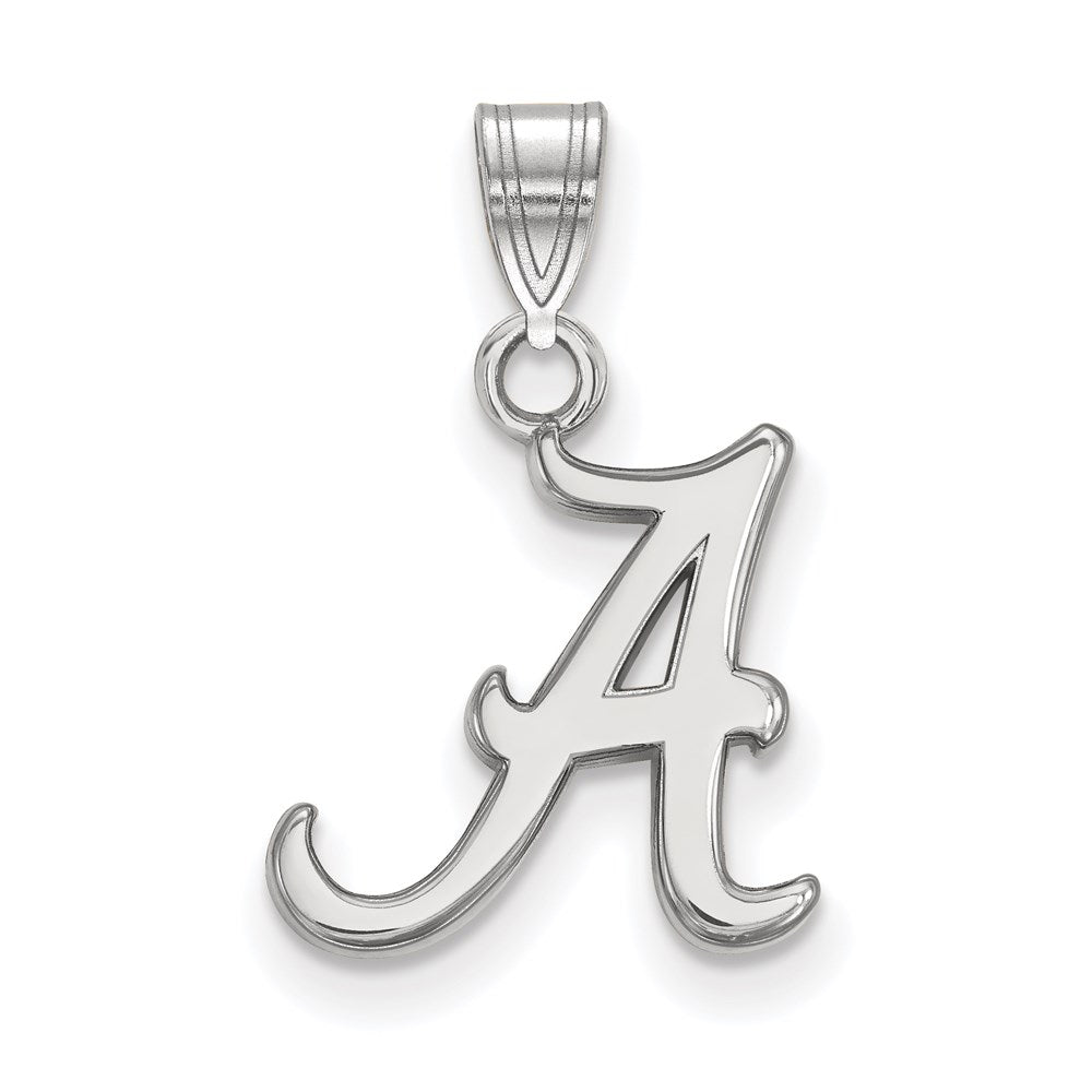 Sterlingsilber Rhodiniert Logoart University Of Alabama Buchstabe A Klein Anhänger