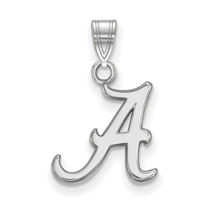 Sterlingsilber Rhodiniert Logoart University Of Alabama Buchstabe A Klein Anhänger