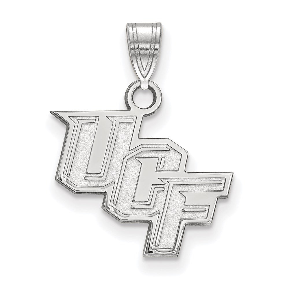 14K Weißgold Logoart University Of Central Florida U C F Klein Anhänger
