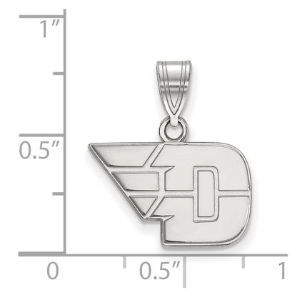 Sterlingsilber Rhodiniert Logoart University Of Dayton Klein Anhänger