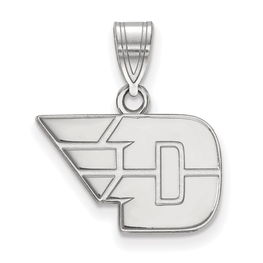 10K Weißgold Logoart University Of Dayton Klein Anhänger
