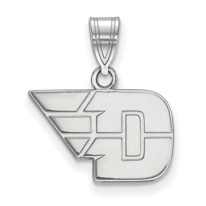 10K Weißgold Logoart University Of Dayton Klein Anhänger