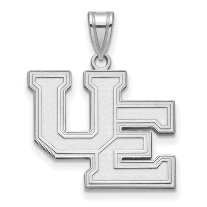 Sterlingsilber Rhodiniert Logoart University Of Evansville Lila Aces Groß Anhänger