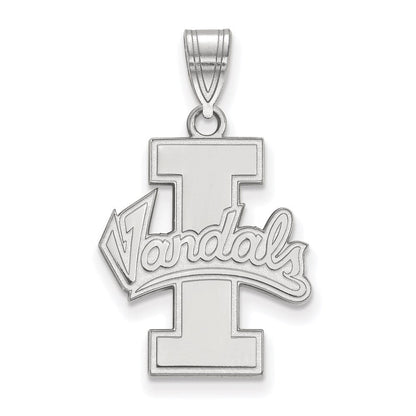 Sterlingsilber Rhodiniert Logoart University Of Idaho Vandals Groß Anhänger