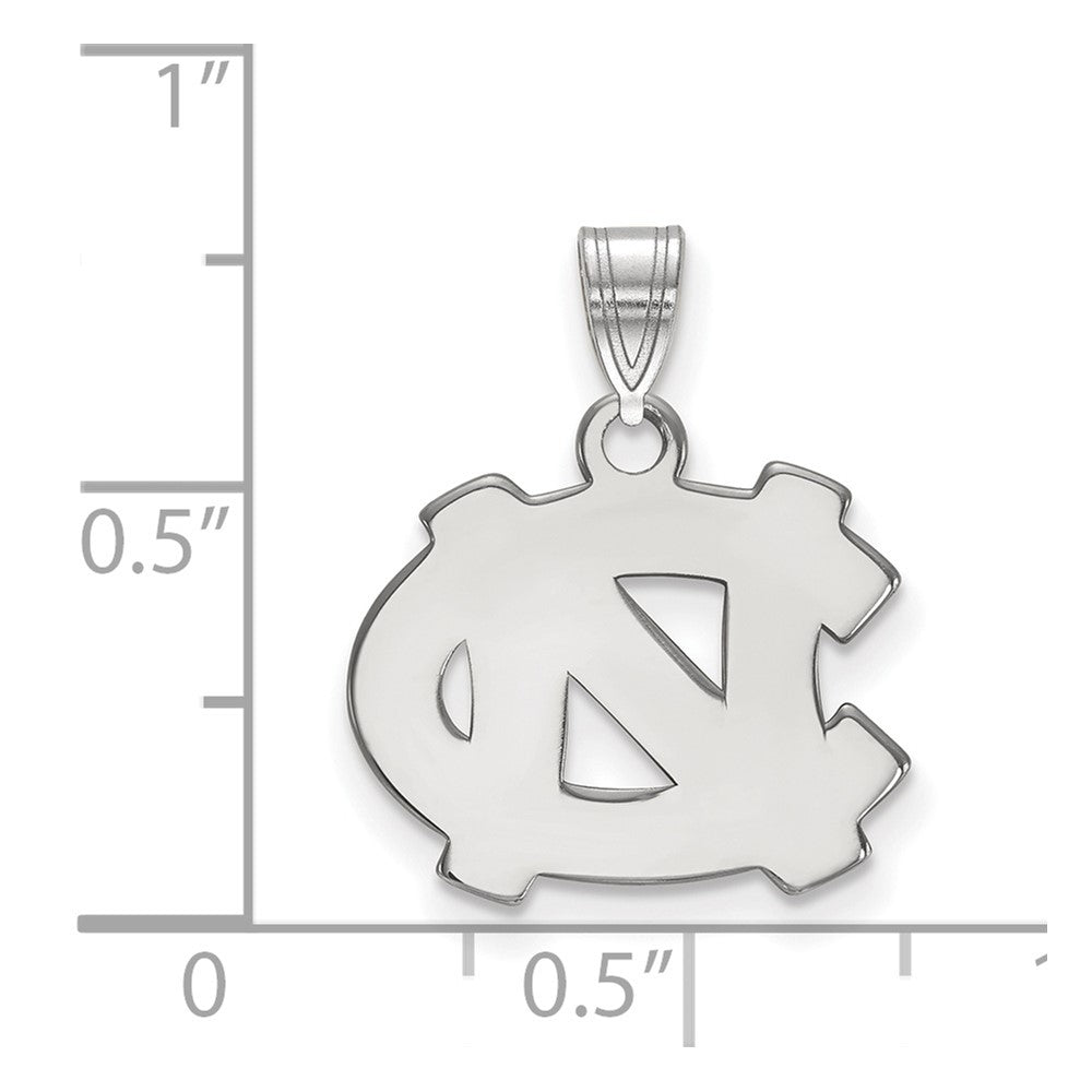 Sterlingsilber Rhodiniert Logoart University Of North Carolina N C Klein Anhänger