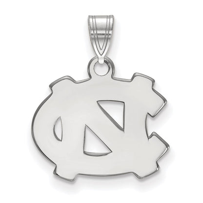 Sterlingsilber Rhodiniert Logoart University Of North Carolina N C Klein Anhänger