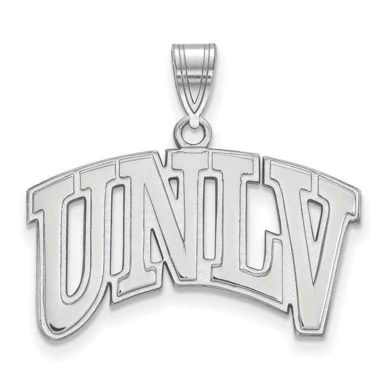 Sterlingsilber Rhodiniert Logoart University Of Nevada Las Vegas U N L V Groß Anhänger
