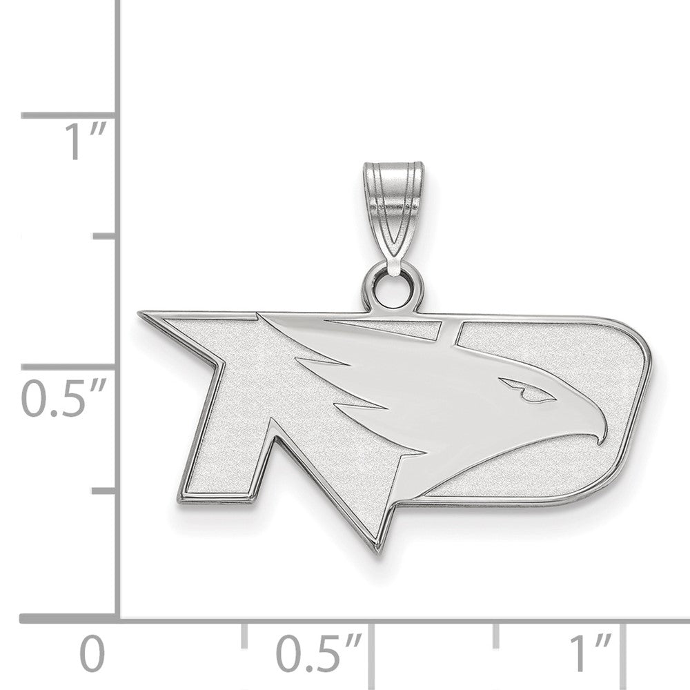 Sterlingsilber Rhodiniert Logoart University Of North Dakota Klein Anhänger