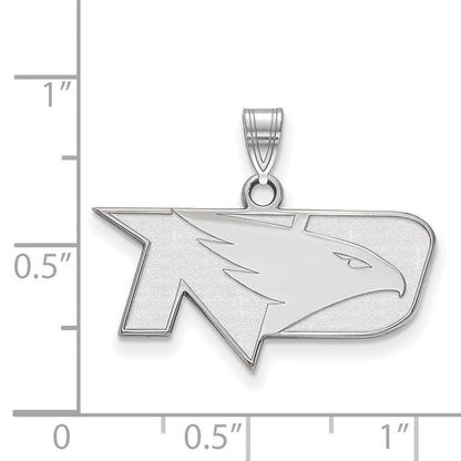 Sterlingsilber Rhodiniert Logoart University Of North Dakota Klein Anhänger