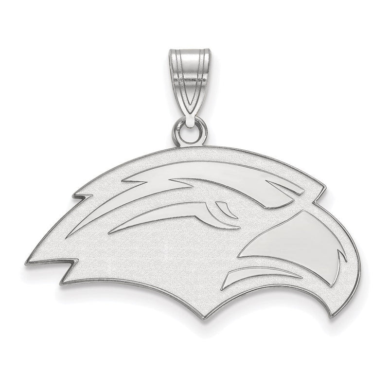 Sterlingsilber Rhodiniert Logoart University Of Southern Mississippi Adler Mittel Anhänger