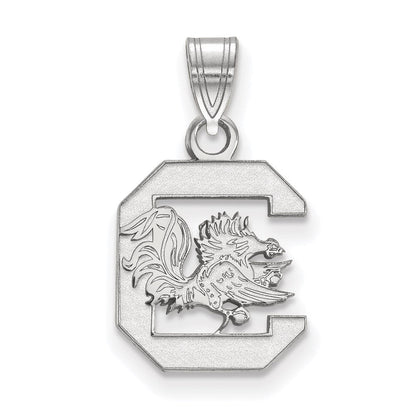 Sterlingsilber Rhodiniert Logoart University Of South Carolina Klein Anhänger