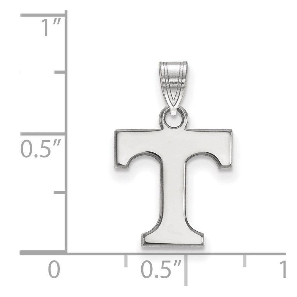 Sterlingsilber Rhodiniert Logoart University Of Tennessee Buchstabe T Klein Anhänger