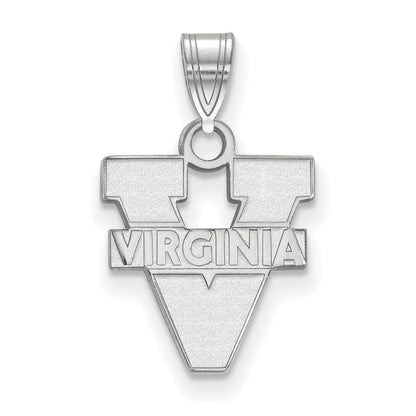 Sterlingsilber Rhodiniert Logoart University Of Virginia Klein Anhänger