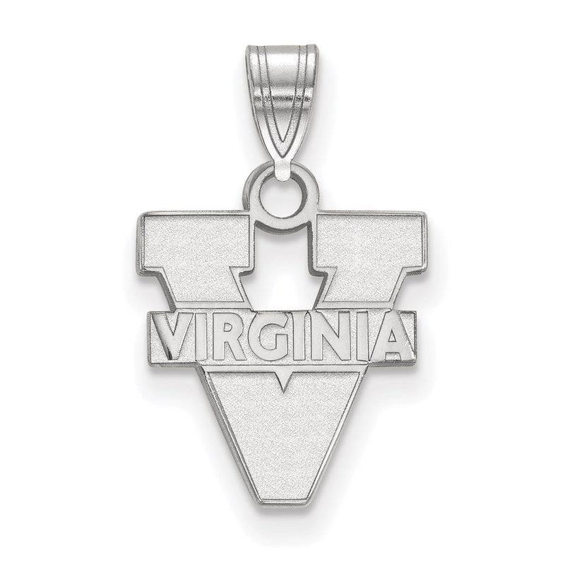 Sterlingsilber Rhodiniert Logoart University Of Virginia Klein Anhänger