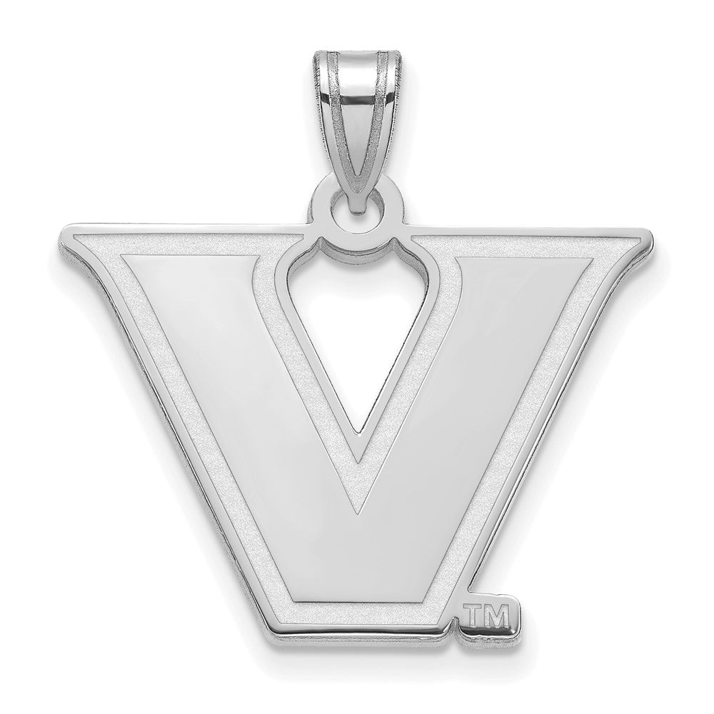 Sterlingsilber Rhodiniert Logoart Vanderbilt University Groß Anhänger