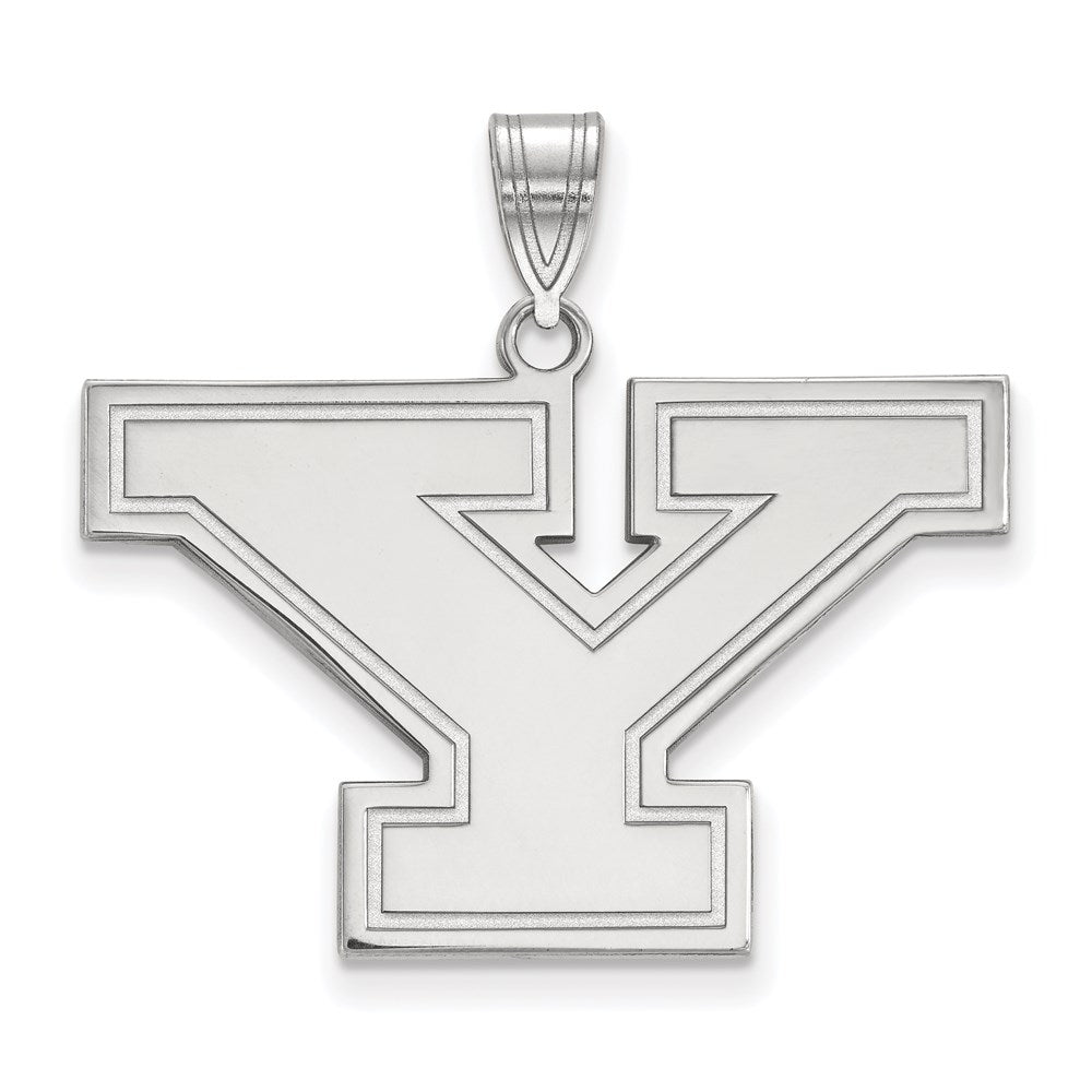 Sterlingsilber Rhodiniert Logoart Youngstown State University Buchstabe Y Groß Anhänger