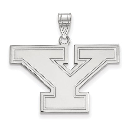 Sterlingsilber Rhodiniert Logoart Youngstown State University Buchstabe Y Groß Anhänger