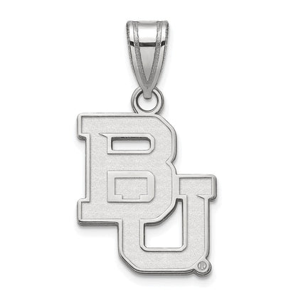 Sterlingsilber Rhodiniert Logoart Baylor University Bears Mittel Anhänger