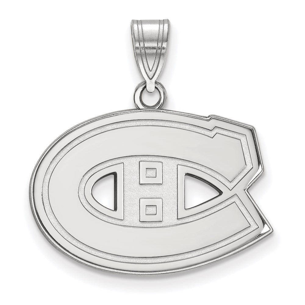 14K Weißgold Nhl Logoart Montreal Canadiens Mittel Anhänger