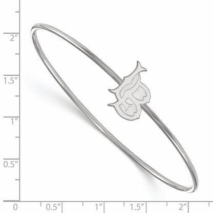 Sterlingsilber Ss Rhodiniert Platin Logoart California State University, Lang Beach Schieber auf Armreif