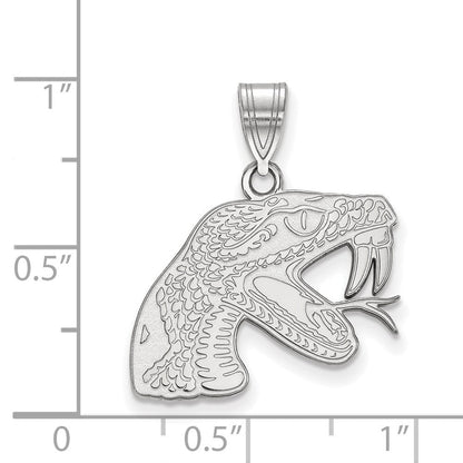 Sterlingsilber Rhodiniert Logoart Florida A und M University Rattler Mittel Anhänger