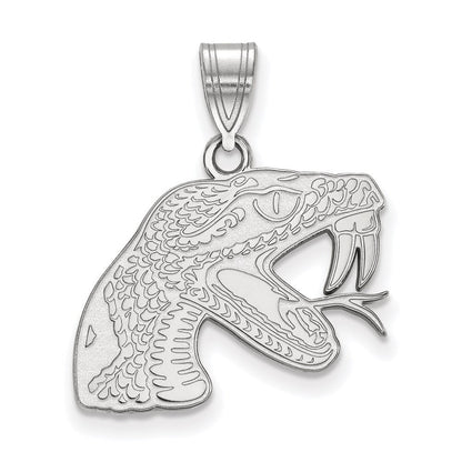 Sterlingsilber Rhodiniert Logoart Florida A und M University Rattler Mittel Anhänger