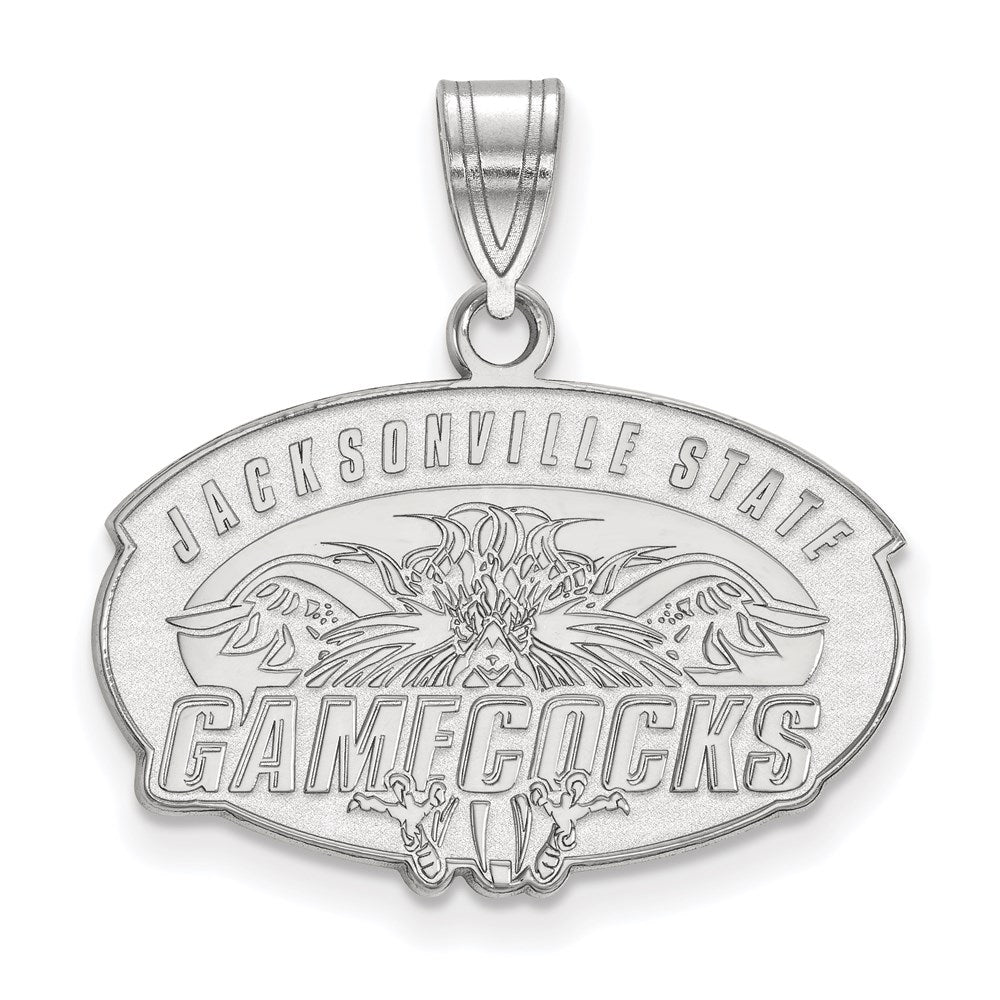 Sterlingsilber Rhodiniert Logoart Jacksonville State University Mittel Anhänger