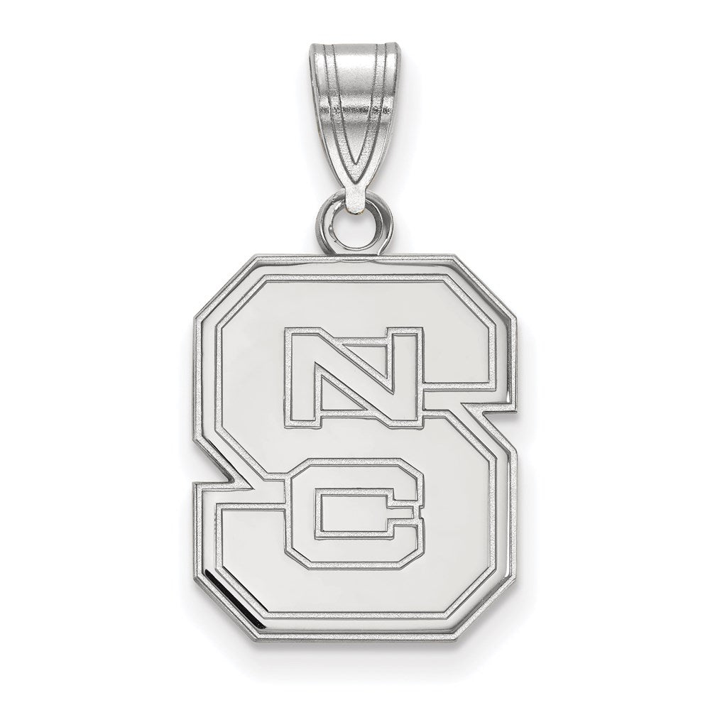 Sterlingsilber Rhodiniert Logoart North Carolina State University N C S Mittel Anhänger