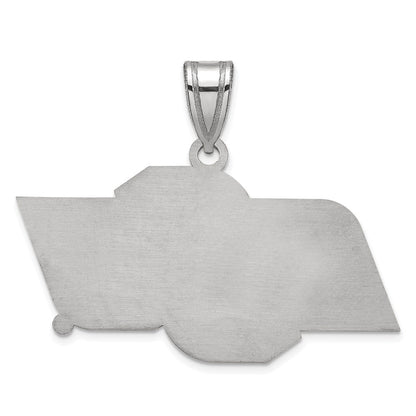 Sterlingsilber Rhodiniert Logoart Oklahoma State University O S U Mittel Anhänger