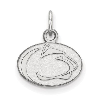 Sterlingsilber Rhodiniert Logoart Penn State University Löwe Extra Klein Anhänger