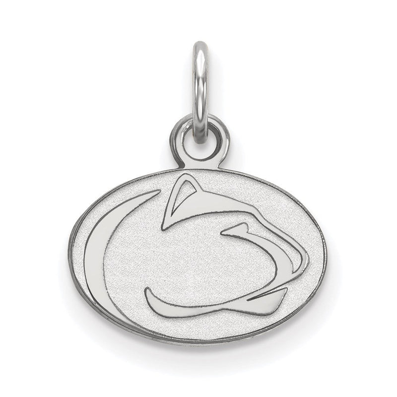 Sterlingsilber Rhodiniert Logoart Penn State University Löwe Extra Klein Anhänger