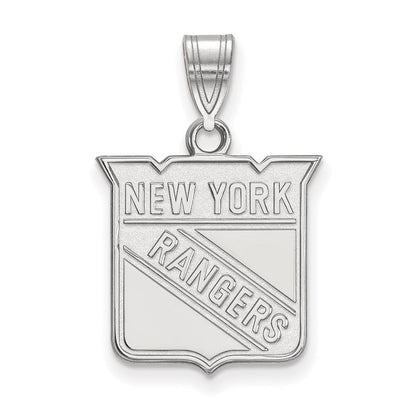 14K Weißgold Nhl Logoart New York Rangers Mittel Anhänger
