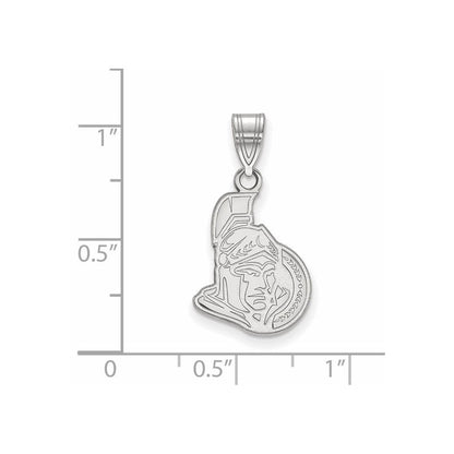 Sterlingsilber Rhodiniert Nhl Logoart Ottawa Senators Mittel Anhänger
