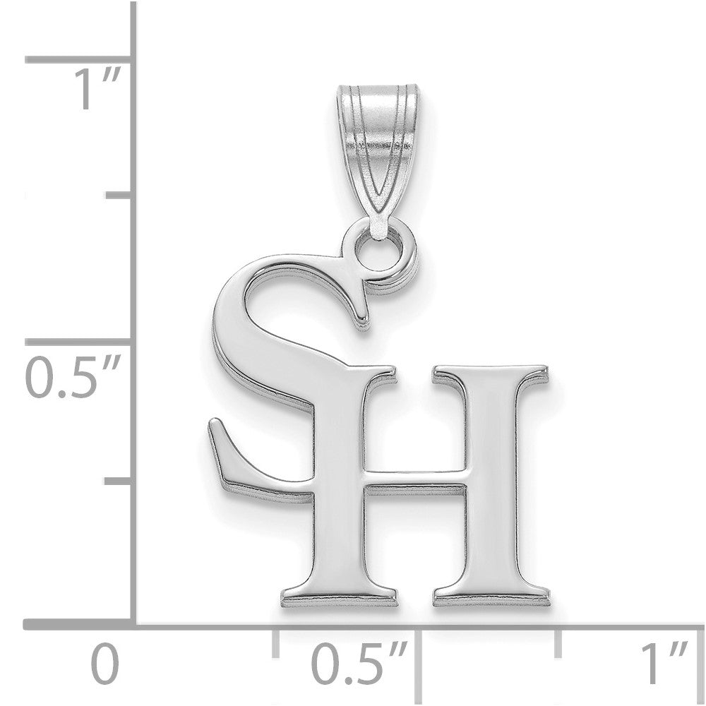 10K Weißgold Logoart Sam Houston State University Mittel Anhänger