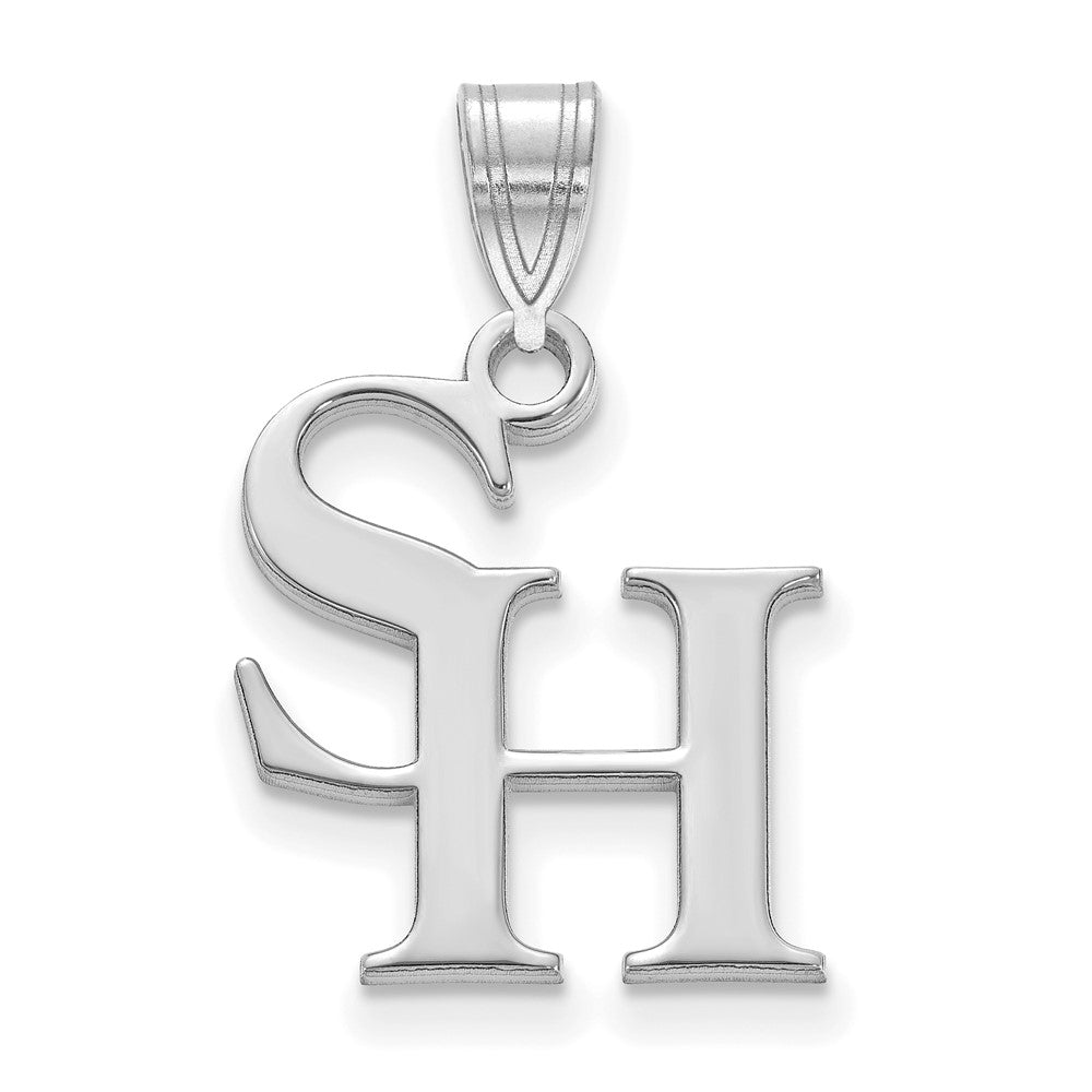 Sterlingsilber Rhodiniert Logoart Sam Houston State University Mittel Anhänger