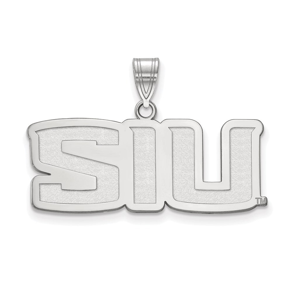 Sterlingsilber Rhodiniert Logoart Southern Illinois University S I U Mittel Anhänger