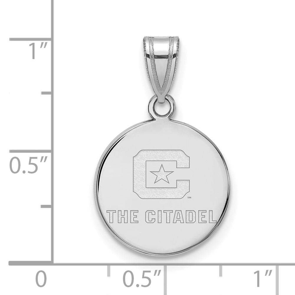 Sterlingsilber Rhodiniert Logoart The Citadel Mittel Anhänger
