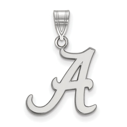 Sterlingsilber Rhodiniert Logoart University Of Alabama Buchstabe A Mittel Anhänger