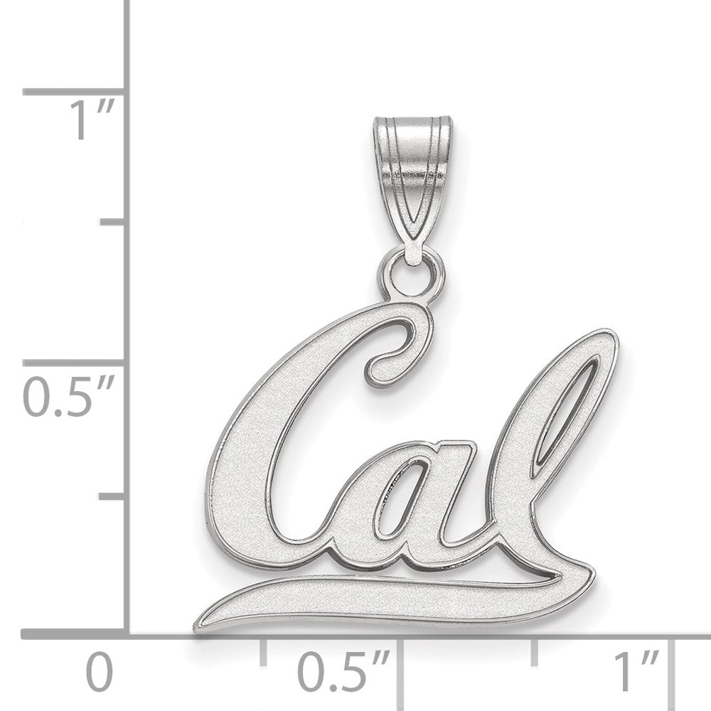 Sterlingsilber Rhodiniert Logoart University Of California Berkeley Mittel Anhänger