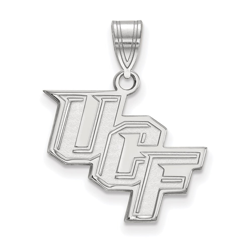 Sterlingsilber Rhodiniert Logoart University Of Central Florida U C F Mittel Anhänger