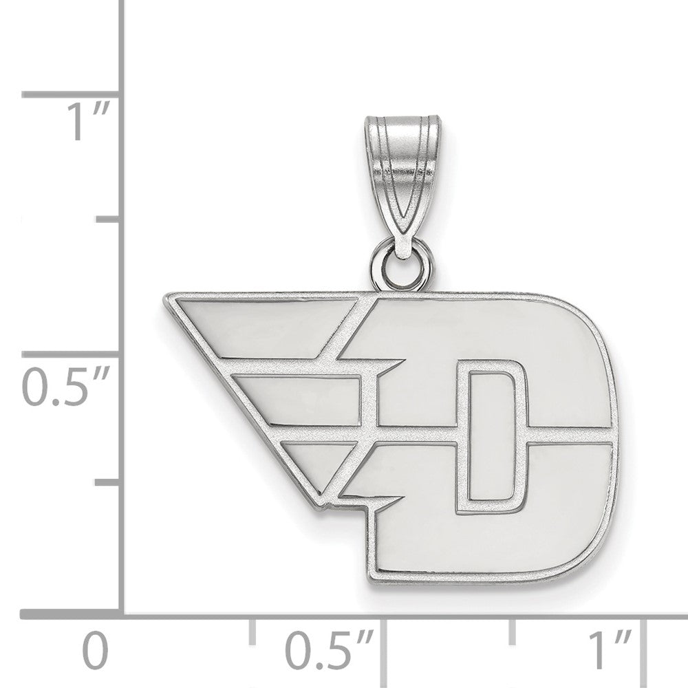 14K Weißgold Logoart University Of Dayton Mittel Anhänger